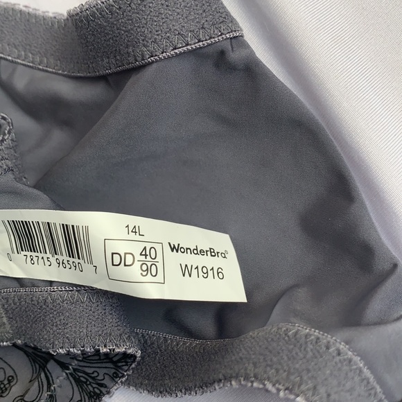 Wonderbra Full Support Underwire Lace Top Cup Bra - Picture 3 of 8